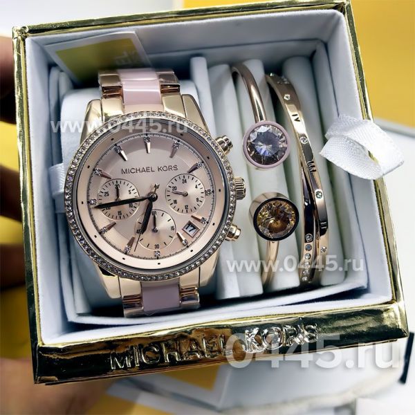 Часы Michael Kors - подарочный набор с браслетом (10213)