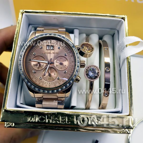 Часы Michael Kors - подарочный набор с браслетом (10216)