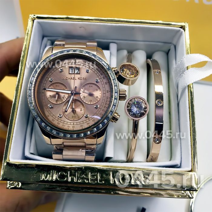 Часы Michael Kors - подарочный набор с браслетом (10216)