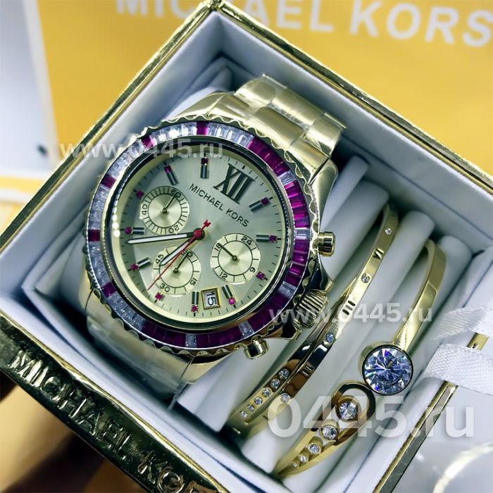 Часы Michael Kors - подарочный набор с браслетом (10222)