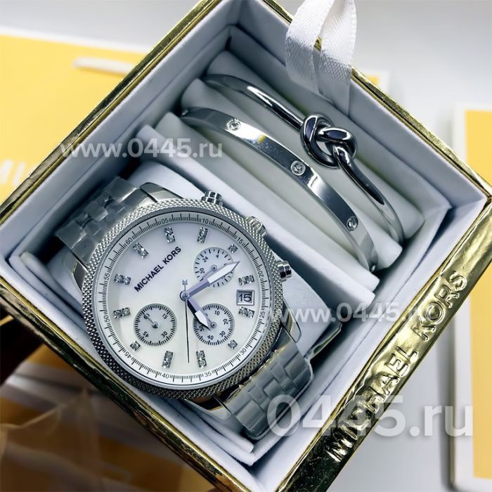 Часы Michael Kors - подарочный набор с браслетом (10232)