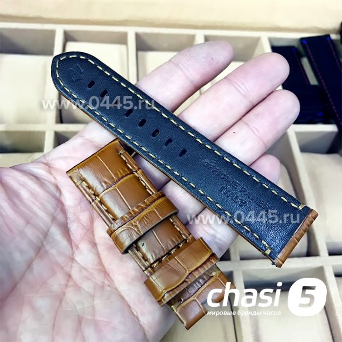 Ремешок Для Часов Panerai коричневый - 26 мм (11124)