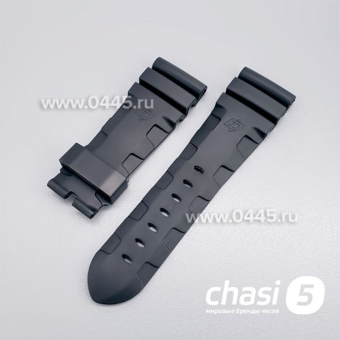 Ремешок Panerai мужской черный 26 мм (11143)