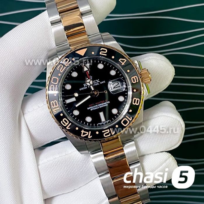 Часы Rolex GMT Master II Rose Gold (13839)