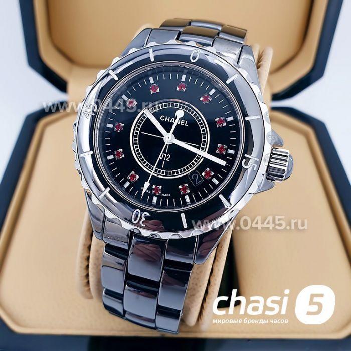 Часы Chanel J12 Black (14756)