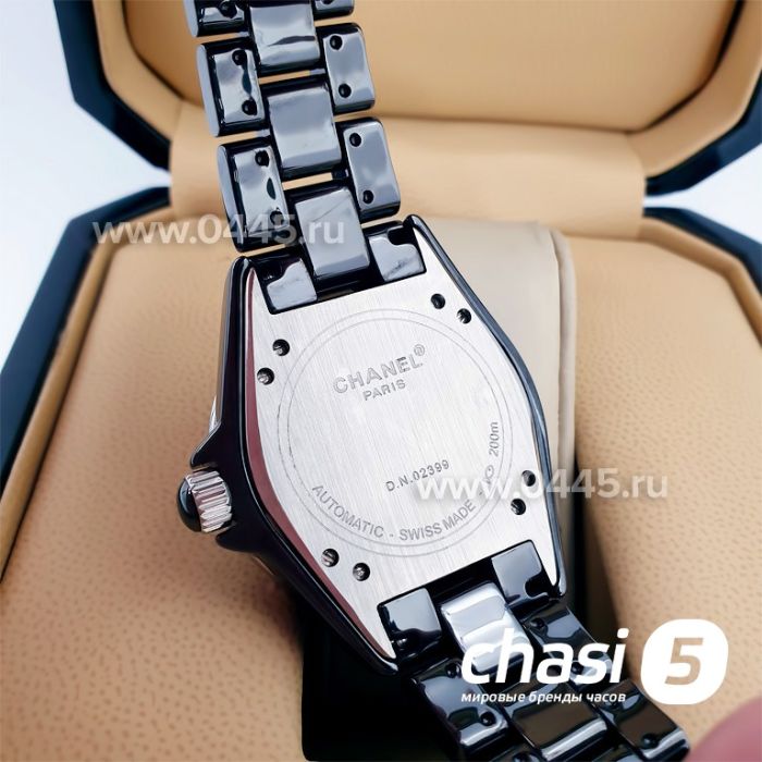 Часы Chanel J12 Diamonds Black (14758)