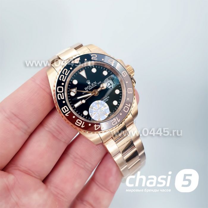 Часы Rolex GMT Master II Rose Gold (15032)