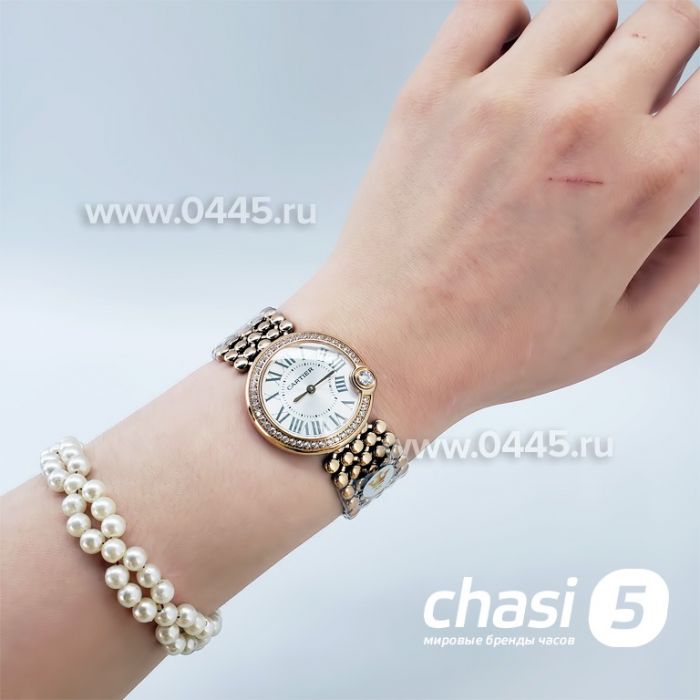 Часы Ballon Blanc de Cartier Rose Gold (16078)