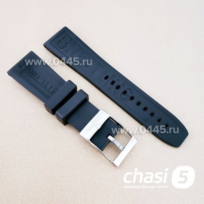 Ремешок Breitling мужской черный (16718)