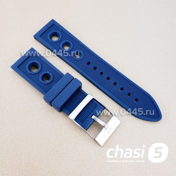 Ремешок Breitling мужской синий (16724)