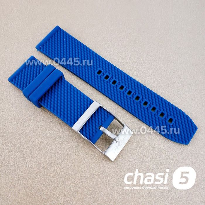 Ремешок Breitling мужской синий (16725)