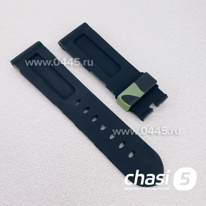 Ремешок Panerai мужской зеленый хаки (16811)