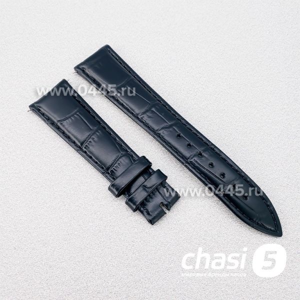 Кожаный Ремешок Ulysse Nardin черный (16845)