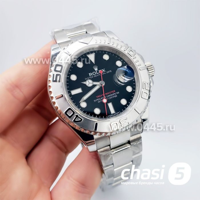 Часы Rolex Yacht-Master Rhodium Dial Steel - Дубликат (19453)