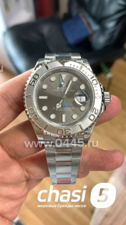 Часы Rolex Yacht-Master Rhodium Dial Steel - Дубликат (23047)