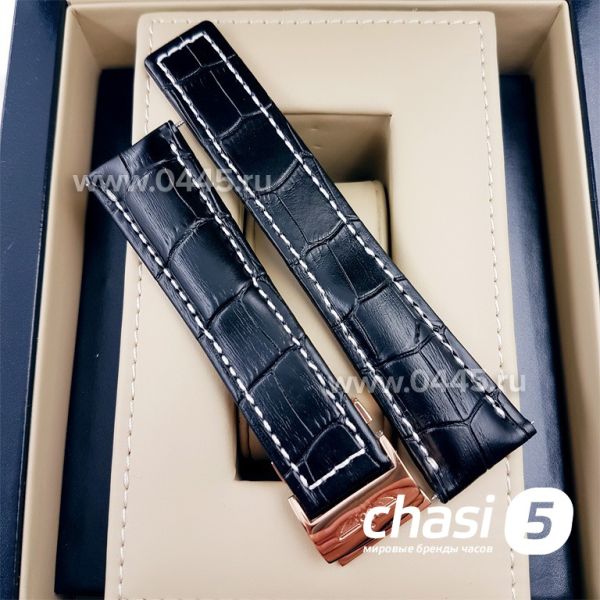 Ремешок Для Часов Breitling черный (05328)