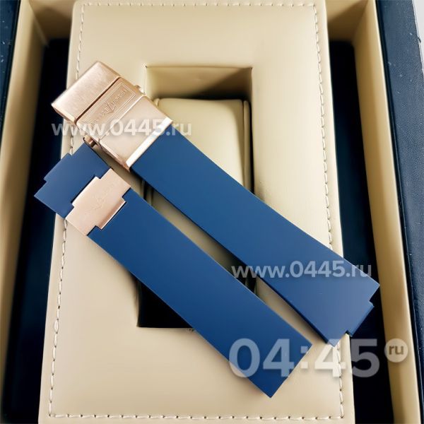 Каучуковый Ремешок Ulysse Nardin синий (06528)