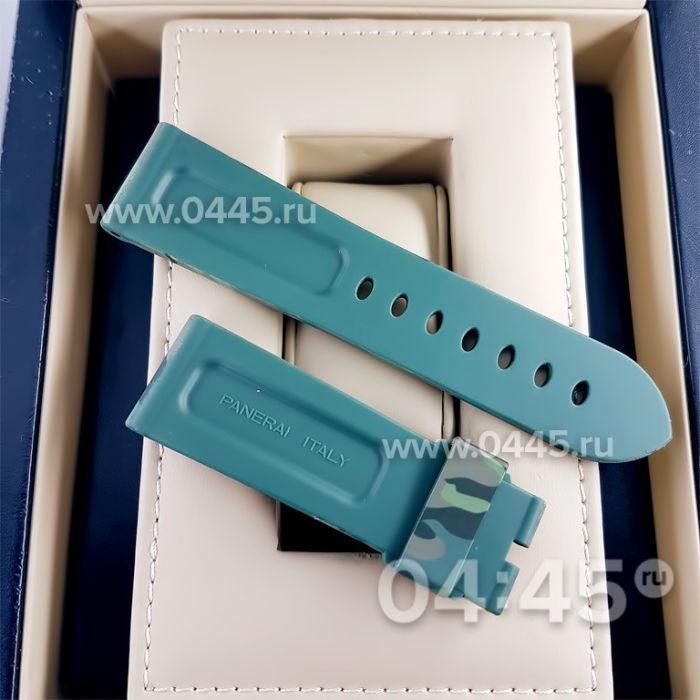 Ремешок Panerai мужской зеленый хаки (06537)