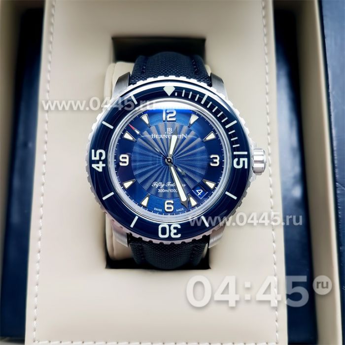 Часы Blancpain Fifty Fathoms Blue Dial Stainless (07874)