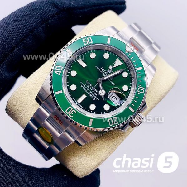 Часы Rolex Submariner Green Hulk (09167)