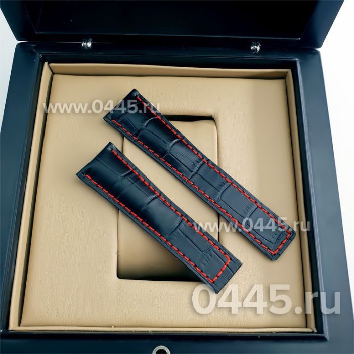 Ремешок Tag Heuer без клипсы черный (09869)